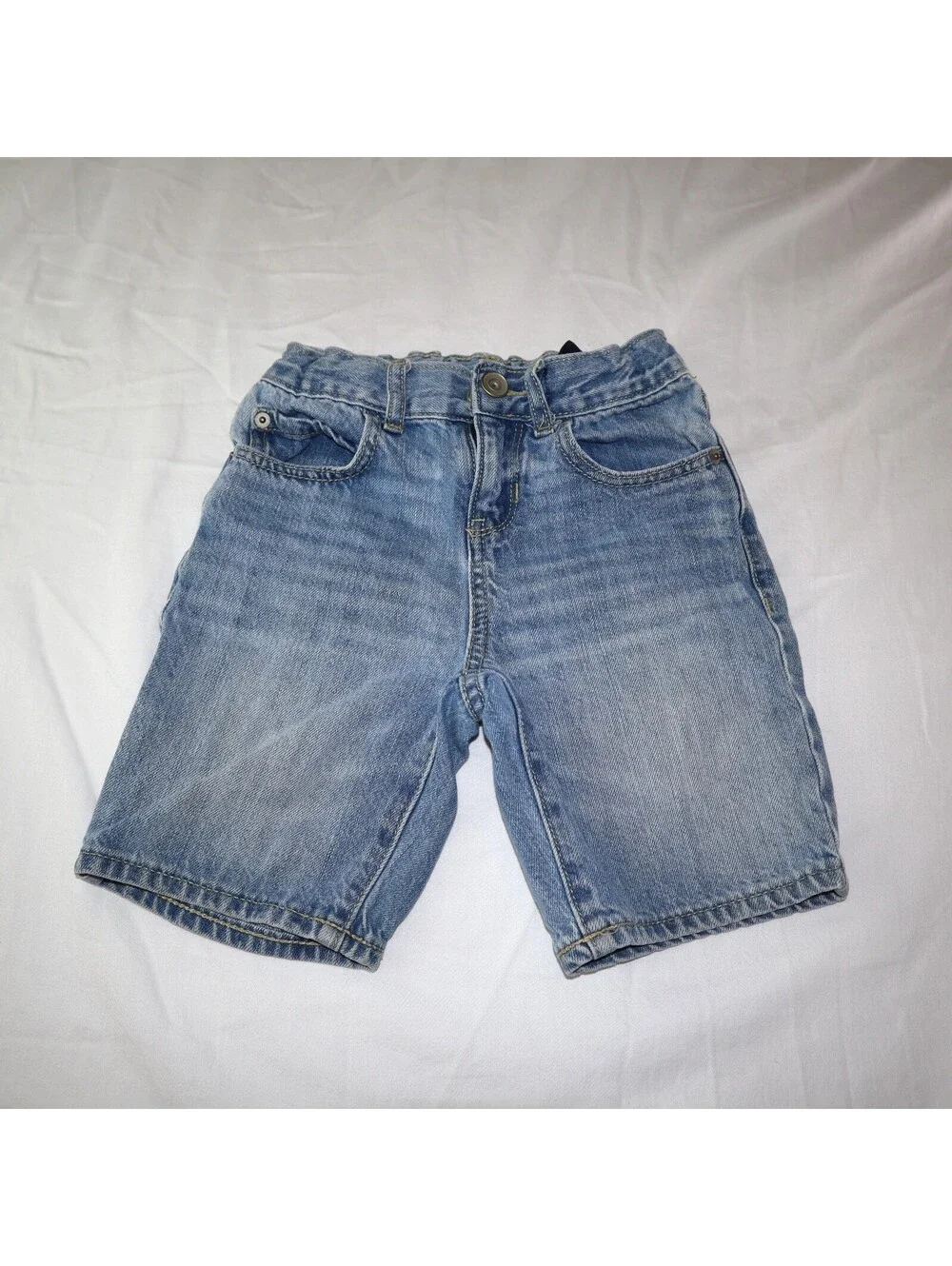 The Children's Place Boys Denim Shorts Size 5 Light Blue